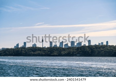 Sydney Skyline from the Pacific Ocean