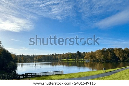 A picture of the Lake at Tilgate Park
