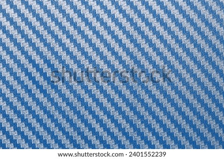 Blue Kevlar carbon fiber background, material kevlar carbon fiber composite.