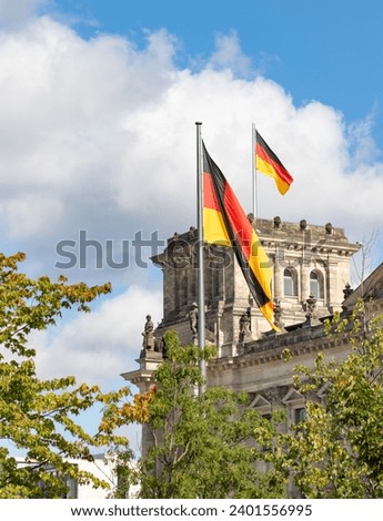 A picture of the Reichstag Building.