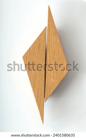 furniture handle made of natural wood