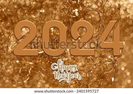 A New Year's Celebration that is very joyful for everyone and hopes that next year will come a more beautiful good thing