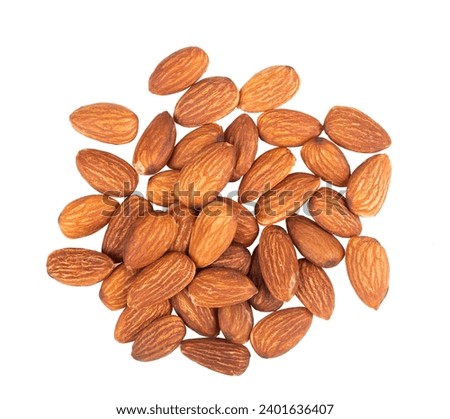 almonds isolated on transparent png