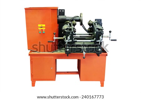 tire changer machine  isolated under the white background