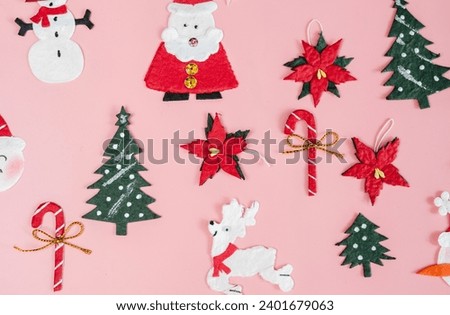 

Merry Christmas winter new year gift card pattern background 