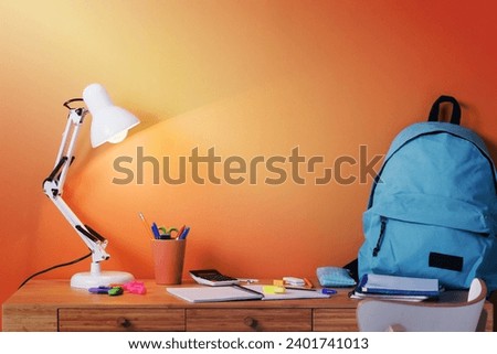 children desk interior design. Resolution and high quality beautiful photo