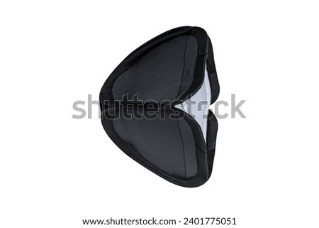 Small softbox isolated on white background.