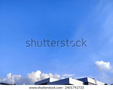 blue sky picture With empty space, add text, images, messages to heal the heart, frames, signs, backgrounds, adjust as needed.