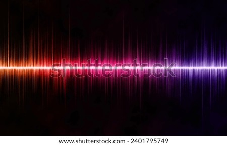 Colorful sound wave. Voice, audio energy concept, background Royalty-Free Stock Photo #2401795749
