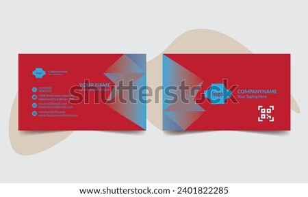 Creative Best Cystal Business card Design  