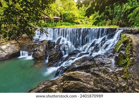 Ka Ang Water Fall small size waterfall ,Nakhon Nayok,Thailand Royalty-Free Stock Photo #2401870989