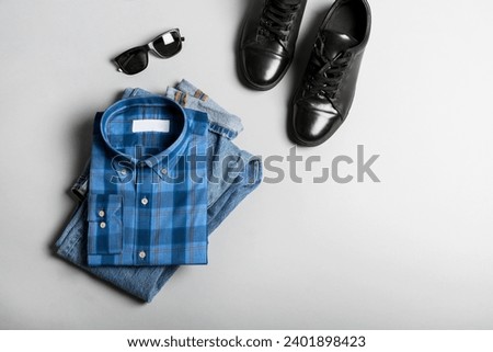 Formal shirts flat lay photography 