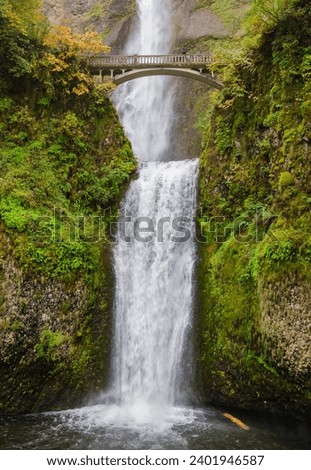 Multnomah Falls at Columbia River Gorge National Scenic Area, Oregon