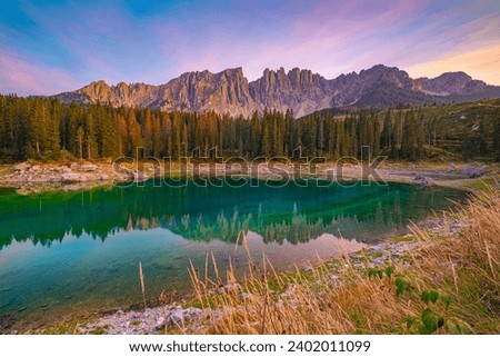 Lago di Carezza,Emerald waters, misty forests, Latemar views, an enchanting Alpine canvas. A beloved South Tyrol gem, guide for essential tips