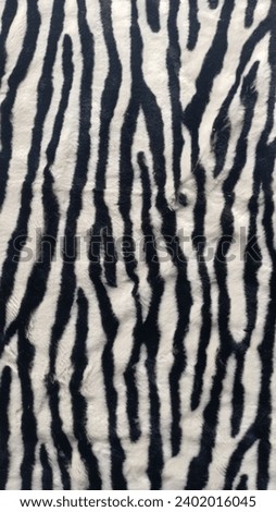 zebra patterned material, fine printed material