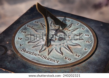 sundial Royalty-Free Stock Photo #240202321