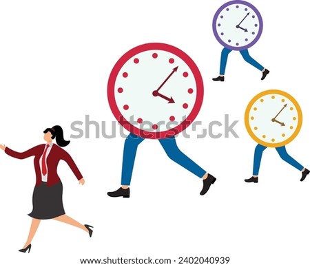 Businesswoman Time pressure, Displeased, Distraught, Drop, Emotional Stress, Excess Royalty-Free Stock Photo #2402040939