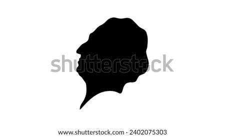 Jacques-Charles Dupont de l'Eure, black isolated silhouette