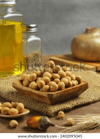 Egg nuts with a sweet taste and crunchy texture Royalty-Free Stock Photo #2402095045
