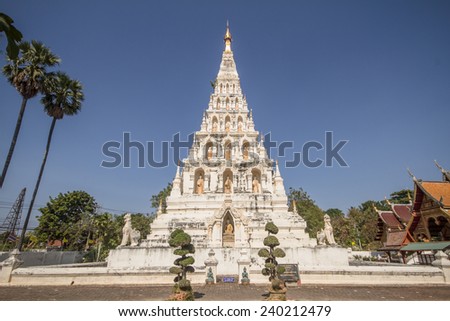 Buddhist temple in Chiang Mai Thailand