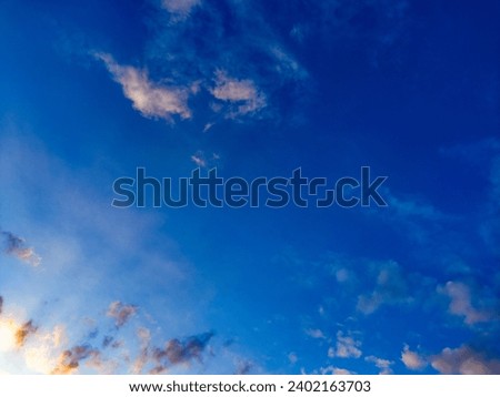 colorful sky pictures Blue sky with white clouds sky background image