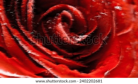 Black and red illustrated abstract on a free theme. 4K format series.