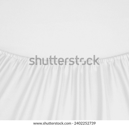 White cotton sheet with elastic band bed corner
Bed corner on the bed close up photo Royalty-Free Stock Photo #2402252739