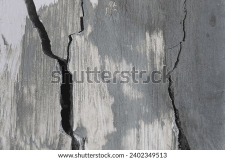 Crack on the wall, Cracks on the plaster wall, Vintage wall background of natural cement or stone old texture as a retro pattern wall