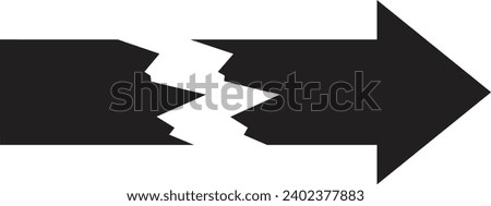 Arrow Vector illustration isolated on white background