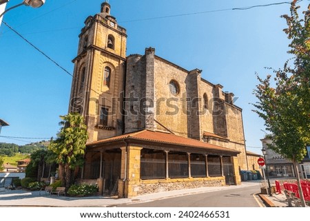 Church of San Miguel Arcángel in the municipality of Urnieta