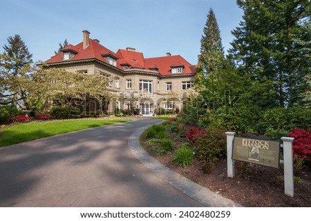 The Pittock Mansion in Portland Oregon