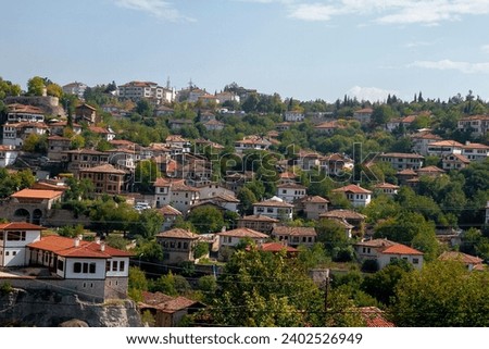 Beautiful city of Safranbolu view from above