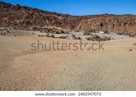 Mines of San Jose in Teide National Park in Tenerife, Canary Islands, Spain
