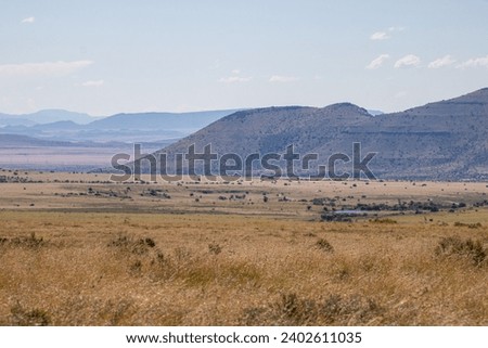 Landscape in Mountain Zebra National Park, Cradock, South Africa Royalty-Free Stock Photo #2402611035