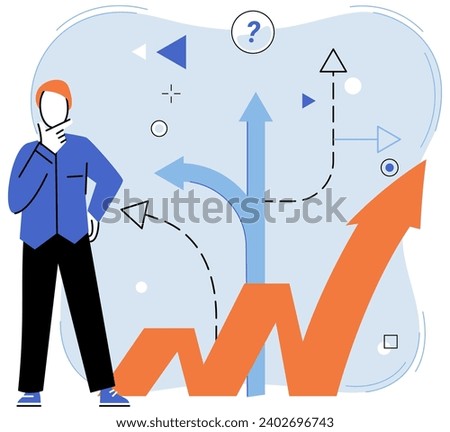 Decision vector illustration. Well informed decisions yield positive results and contribute to business success Consensus and sound judgment are crucial for reaching agreements in decision making Royalty-Free Stock Photo #2402696743