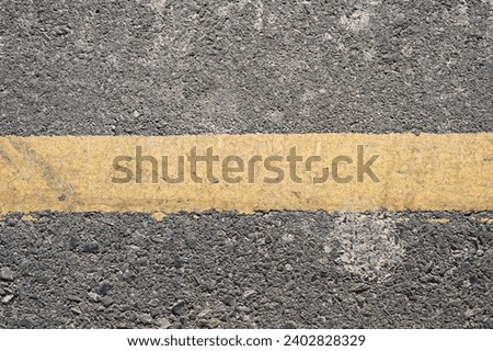 yellow lines on the road