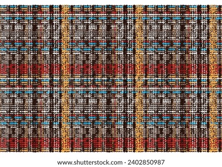 Colorful tweed textile seamless pattern