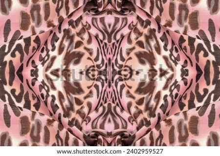 texture, background, pattern, silk fabric pink tint, fashion, leopard print, animal skin,