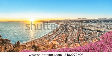 France - Nice panorama cityscape at Cote D' Azur, French Riviera - Luxury travel
 Royalty-Free Stock Photo #2402972609