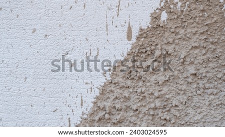 Cement on the wall and background texture