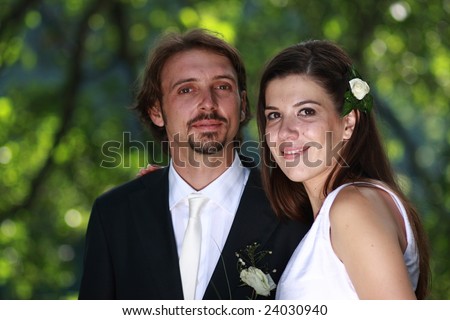 A series of wedding pictures