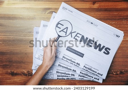 A image of fake news concept