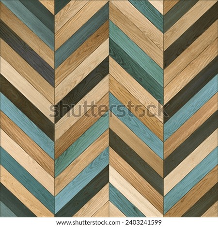 Geometric pattern floor and wall decorative wooden tile texture. Wood texture natural, marquetry wood texture background surface with a natural pattern. Royalty-Free Stock Photo #2403241599