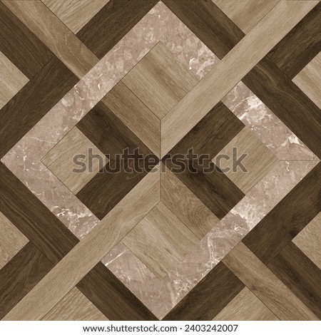 Wood texture natural, marquetry wood texture background. For abstract interior home deception used ceramic wall and flooring tiles design. Royalty-Free Stock Photo #2403242007