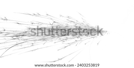 sparks isolated on white background