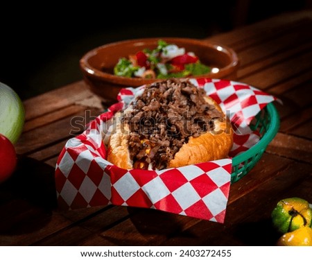 FOOD SPEACIAL MEXICAN SPICY MEAT ASADA BBQ GUACAMOLE TACOS QUESADILLAS 
