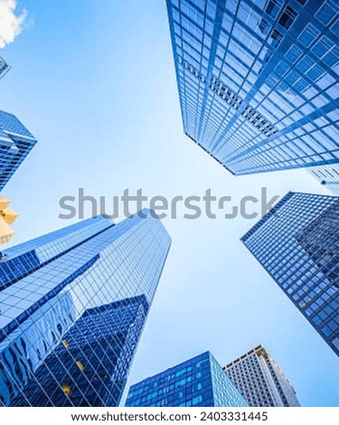 Images of high-rise buildings through the eyes of HD and 4K photographers Royalty-Free Stock Photo #2403331445