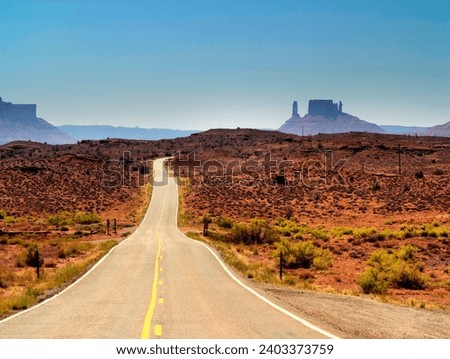 Traveling the South-West on Utah State Route 128 from Cisco to Moab along the Colorado River, Utah, USA