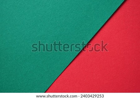 minimalistic red - green christmas background - geometric 