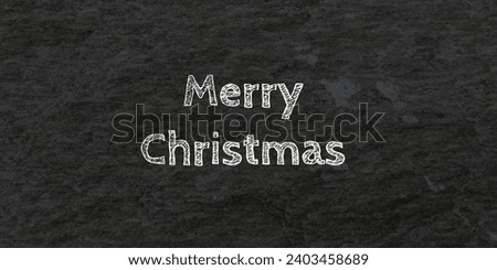 Merry  bright, sparkling new year festive banner design. White words dance on a textured black backdrop. Perfect for Christmas cards, posters, website headers, more.